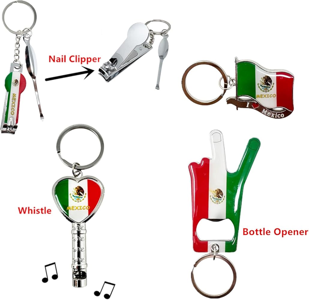 Amazon.co.jp: TSY TOOL メキシコキーチェーンお土産、チャーム8個